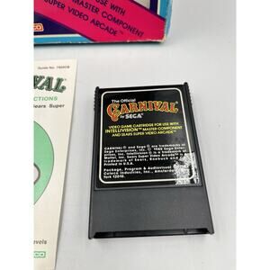 Carnival (Intellivision, 1982) With Manual and Box - FAST Shipping